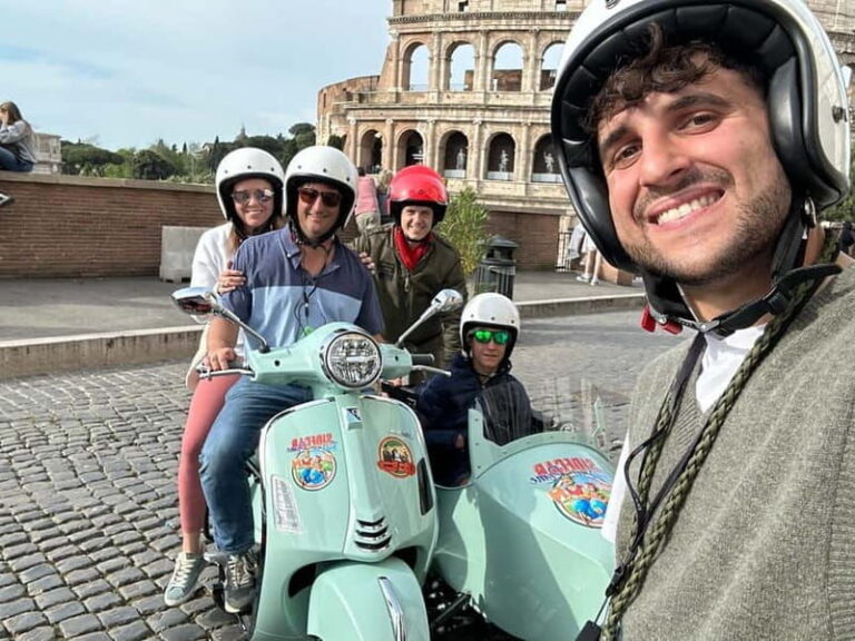 Rome: 3 hours Vespa Sidecar Sightseeing Tour with Gelato - Exploring Rome in Style: A Detailed Look at the Vespa Sidecar Tour