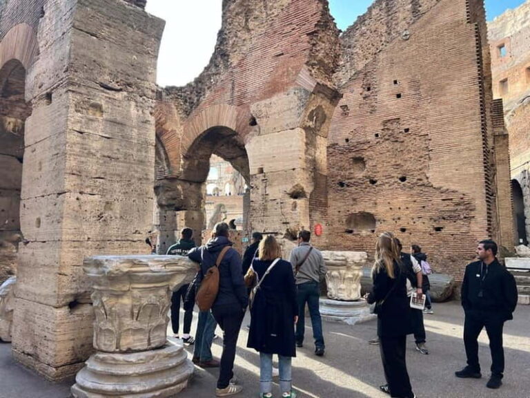 Rome:Colosseum Arena Floor Guided Tour Up To 6 People - Why This Tour Works Well