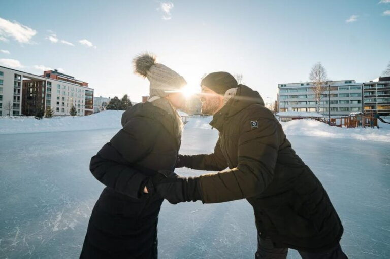 Rovaniemi: Private Ice Skating Photography Session - The Experience: What You Can Expect