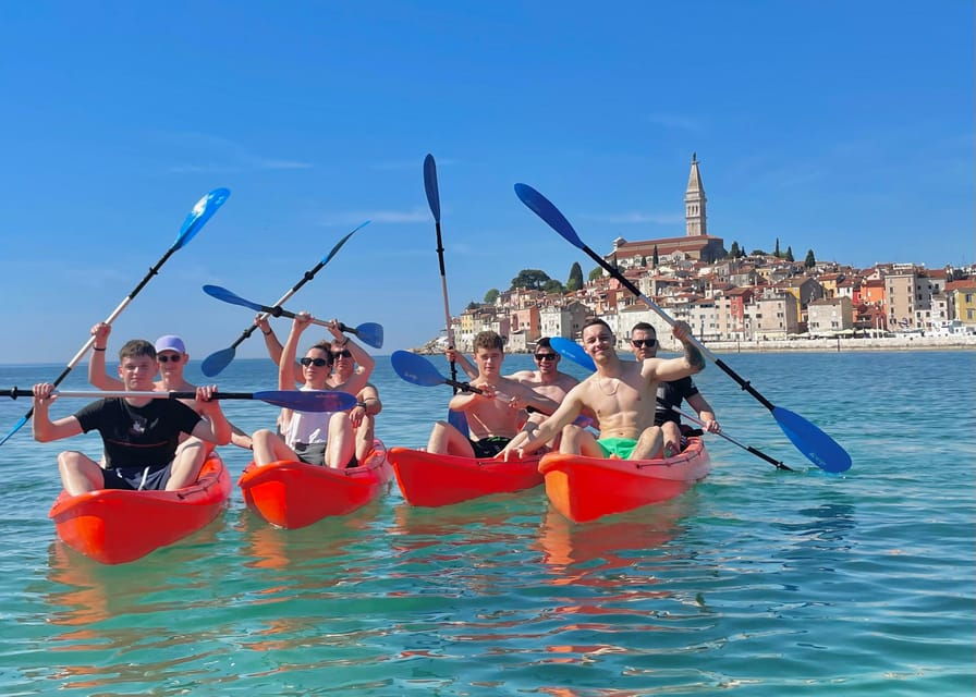 Rovinj: BUBA-KAYAK TOURS, snorkeling, cliff jupming&drinks - How the Itinerary Unfolds