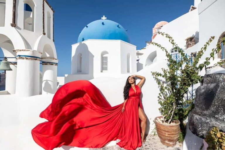 Santorini: Flying Dress Photoshoot **Dress Included** - How the Experience Fits into Your Santorini Trip