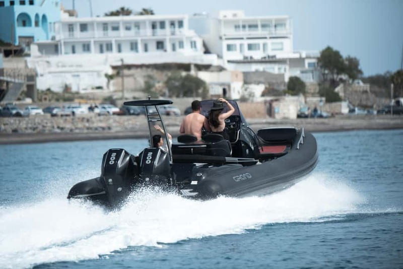 Santorini : Luxury Rib rental with Captain & Fuel included - What To Expect on the Tour