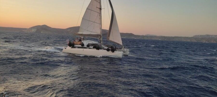 Santorini:Catamaran: private cruise with food & drinks - What Makes This Tour Stand Out?