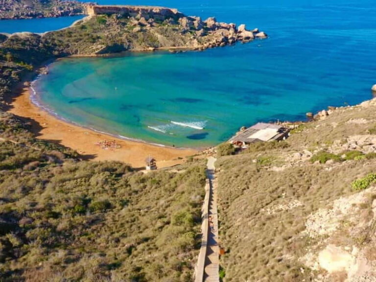 Sunday: Ghajn Tuffieha (Riviera) Beach Yoga Class - The Setting and Experience