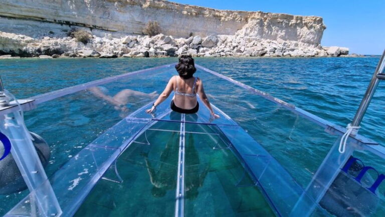 Syracuse: Coast+Sea Caves Full Transparent PRIVATE Boat Tour - What the Tour Entails