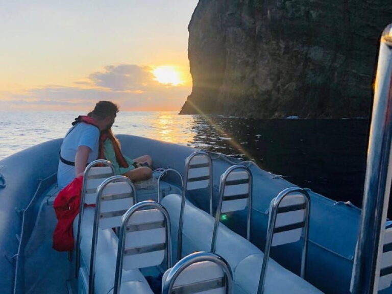Terceira Island : Sunset Boat excursion with local drink - Value for Money