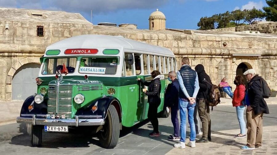 Valletta: Vintage Bus to Valletta, Sliema, Rabat & Mdina - What It Feels Like to Ride a Vintage Bus