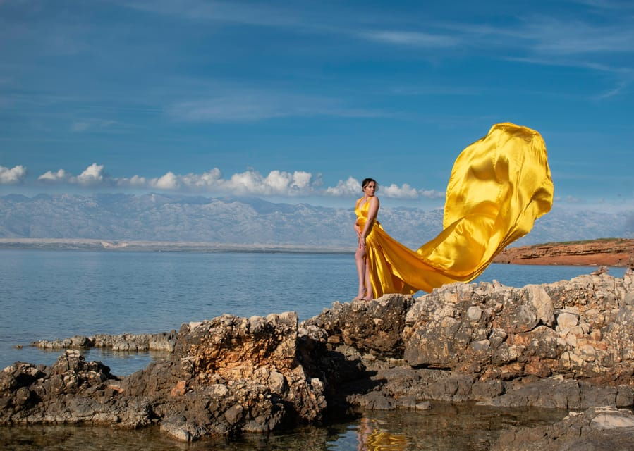 Zadar: Flying dress photo shoot - The Experience in Detail