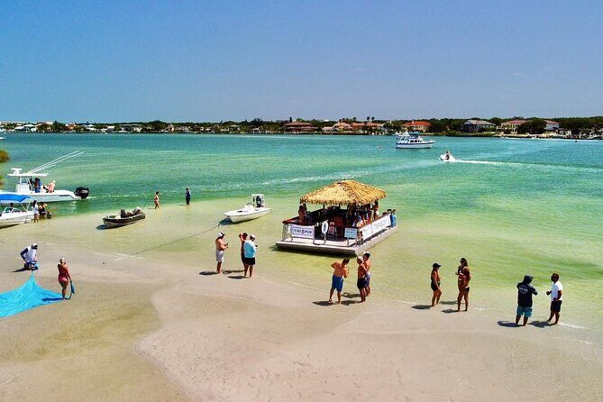 Sandbar Cruising on the Tiki Pub - What’s Included and What’s Not?