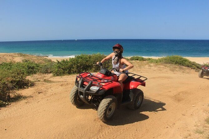 Activity driving a Simple ATV in Dunes and Beach - What’s Included: Safety and Refreshments