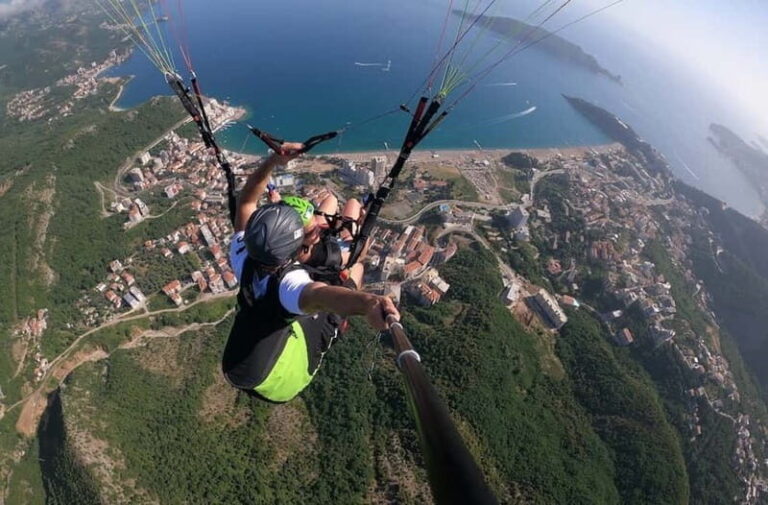 Becici Beach: Tandem Paragliding Flight in Budva Riviera - What’s Included and What’s Not