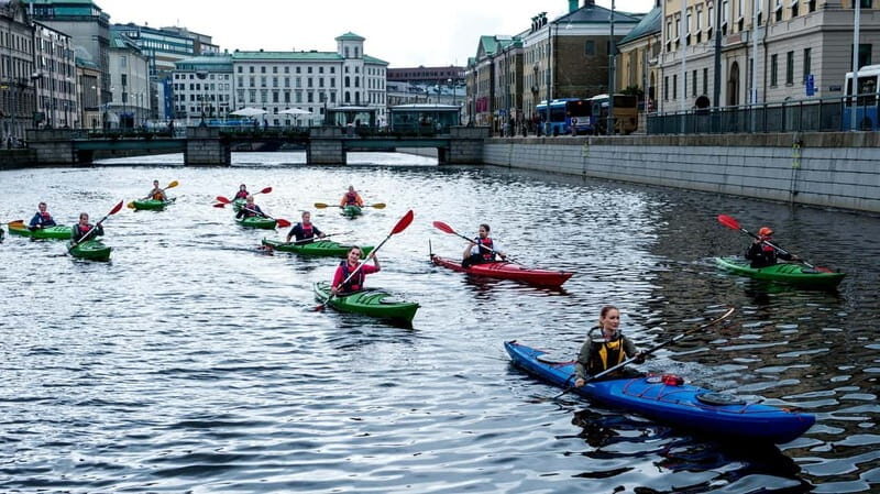 City Kayak Tour - The Itinerary in Detail