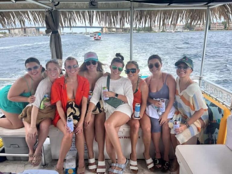 Destin: Crab Island Tiki Boat Cruise with Captain - What you can expect during the cruise