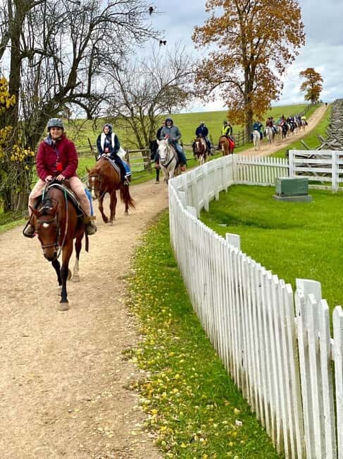 Gettysburg: 2 Hour Scenic Horseback Ride - The Itinerary in Detail