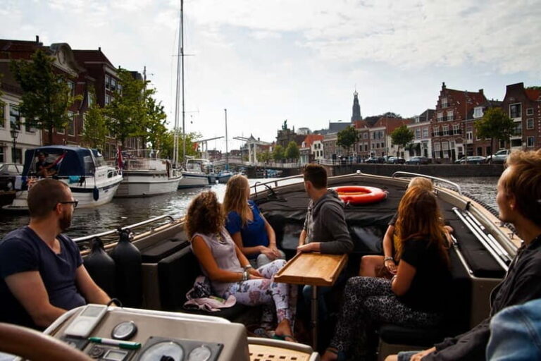 Haarlem: Open Boat Canal Tour in the Historical City Center - Good To Know