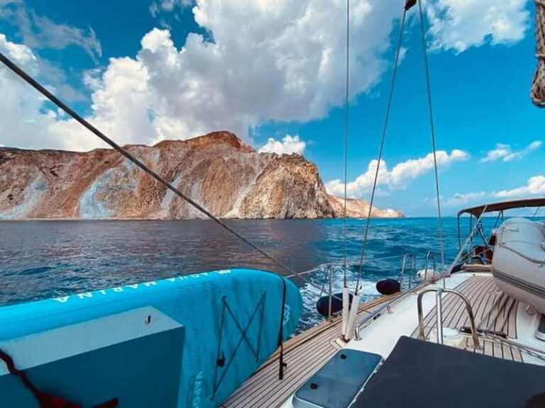 Milos: Full Day Private Cruise with Mediterranean Lunch - The Itinerary: Highlights and Hidden Gems