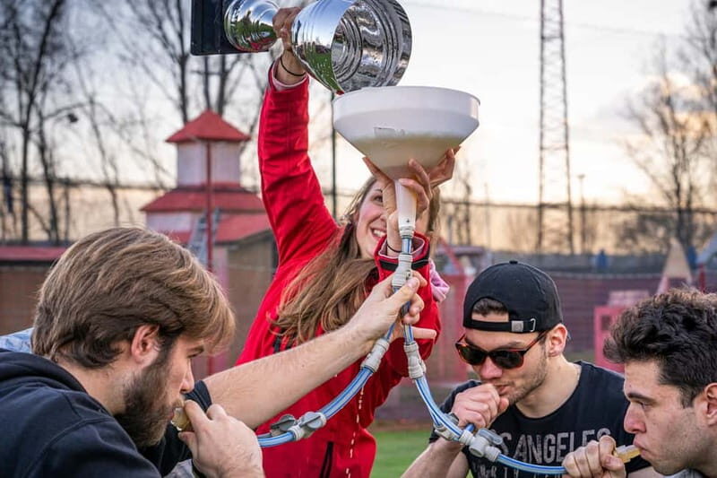 Prague: Beer Olympics with Unlimited Drinks - The Itinerary in Detail