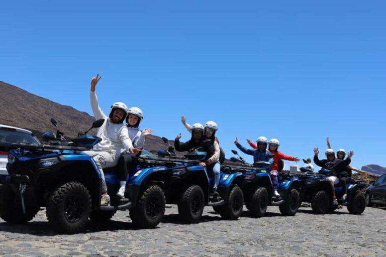 Puerto de la Cruz: Teide National Park Quad Tour Lunar Land - Exploring the Itinerary in Detail