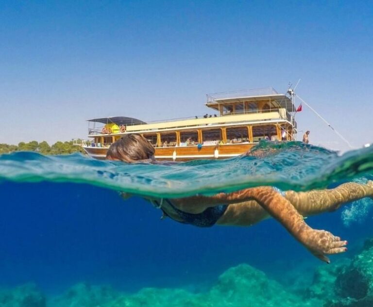 Relax Boat Tour in Antalya with Lunch, Swim & Waterfalls - The Itinerary: Waterfalls and Waterways
