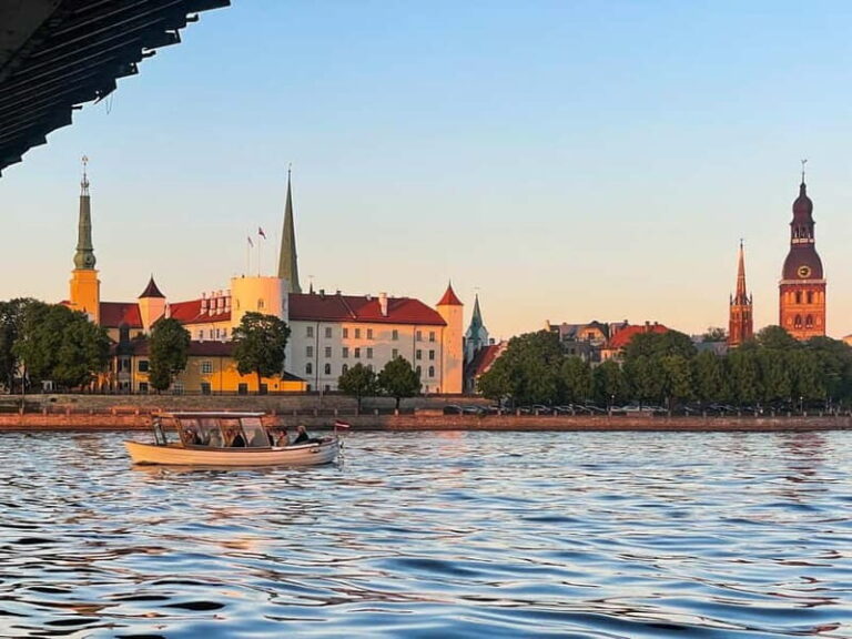 Riga: Riga Canal and Daugava River Sunset Boat Cruise - Detailed Breakdown of the Experience