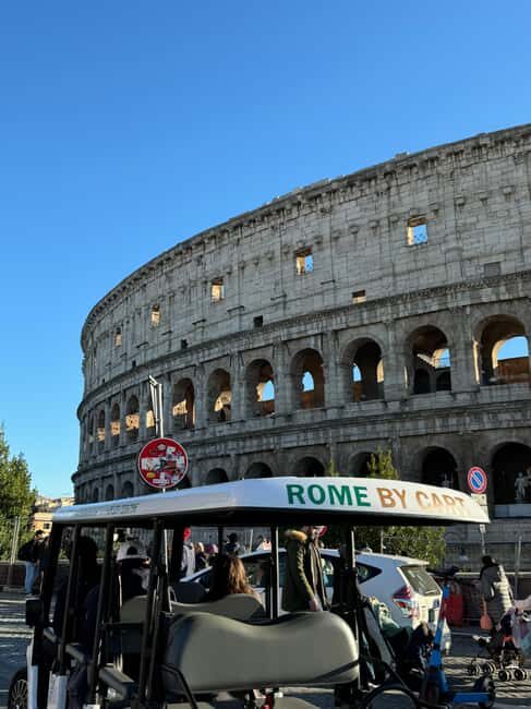 Rome: Exclusive 3Hour Golf Cart Tour with Local Food Tasting - Detailed Itinerary Breakdown