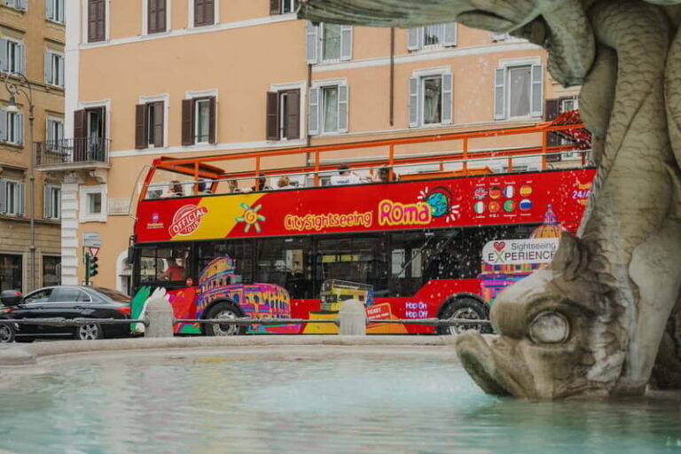 Rome Hop On Hop Off Tour from Civitavecchia by Train - The Hop-On Hop-Off Experience in Rome