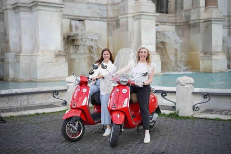 Rome: Vespa Tour with Photo Stops and City Center Pickup - The Real Value of the Tour