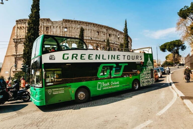 Rome:Hop-On Hop-Off Panoramic Open Bus Ticket 3 Circuits x 1 - What to Expect During Your Ride
