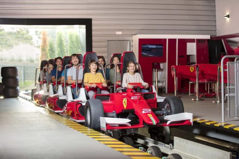 Salou: PortAventura Ferrari Land Admission Ticket - The Ride Experience and Attractions