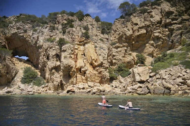 San Antonio: Cala Salada & Cala Gracio Sunset Boat Trip - The Stops in Detail