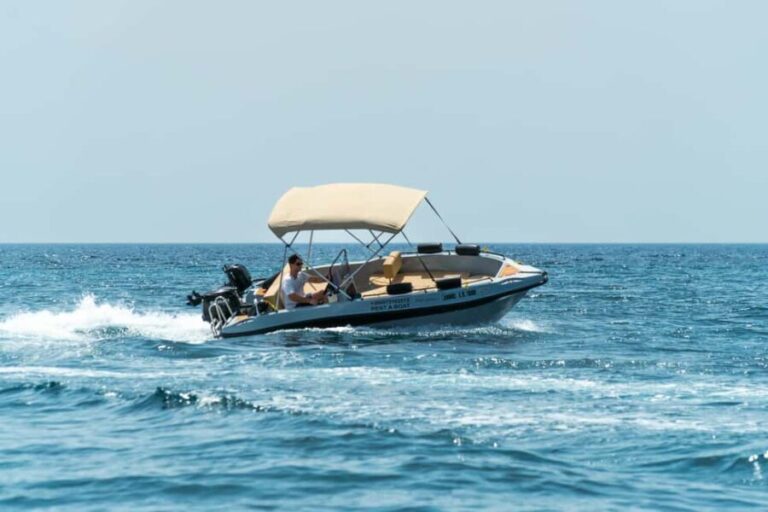 Santorini: License-Free Motor Boat Rental -Full or Half Day - Weather and Safety Considerations
