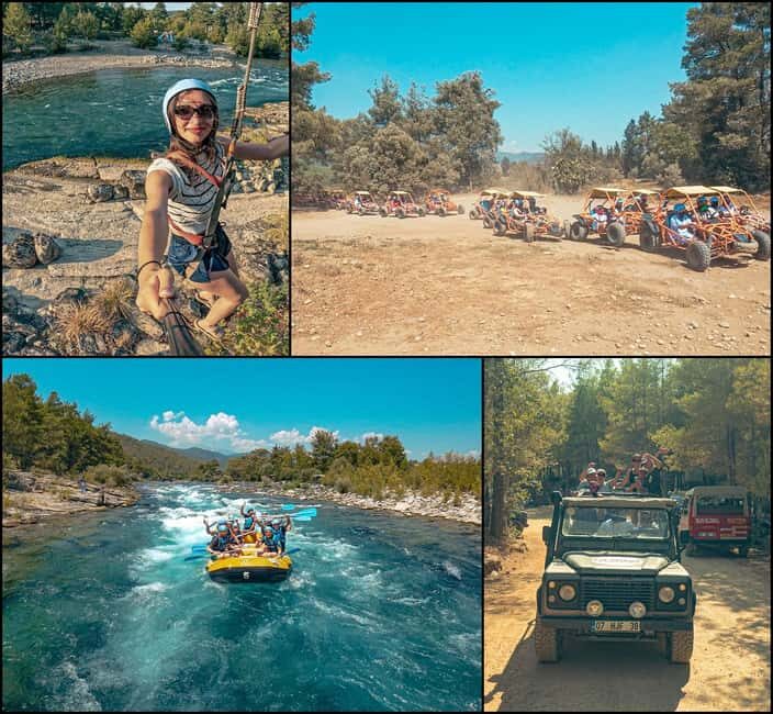 Side: Outdoor Adventure: Rafting, Jeep & Quad w/Lunch - An Inside Look at the Adventure Day