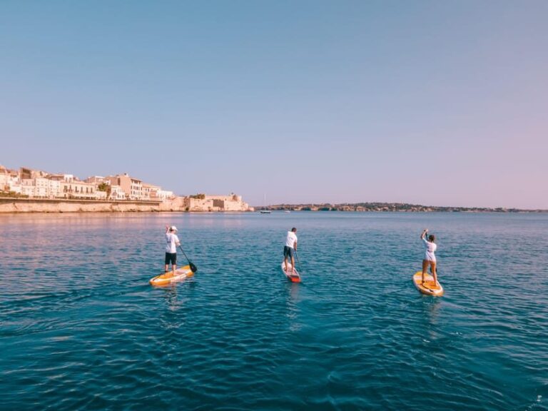Siracusa: SUP Excursion between the caves and Ortigia - Exploring Ortigia and Syracuse Landmarks