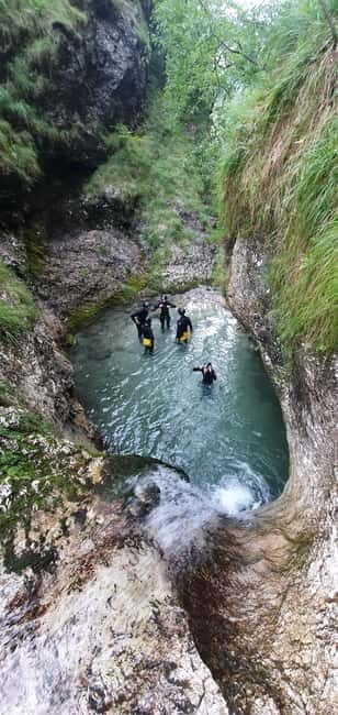 Soa Valley Canyoning Adventure; Kobarid/Bovec - The Itinerary in Detail