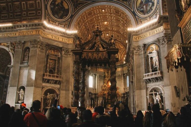 St. Peter's Basilica Walking Tour with Tour Guide - A Closer Look at the Tour Experience