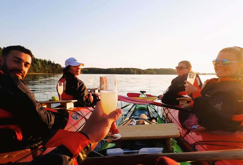 Stockholm: Sunset Archipelago Kayaking & Toast on the Water - The Itinerary in Detail