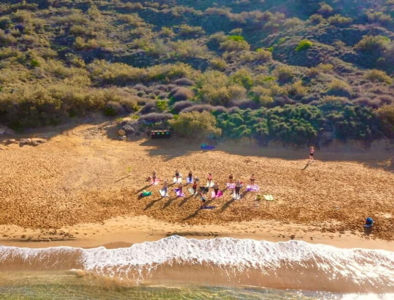 Sunday: Ghajn Tuffieha (Riviera) Beach Yoga Class - What the Class Involves