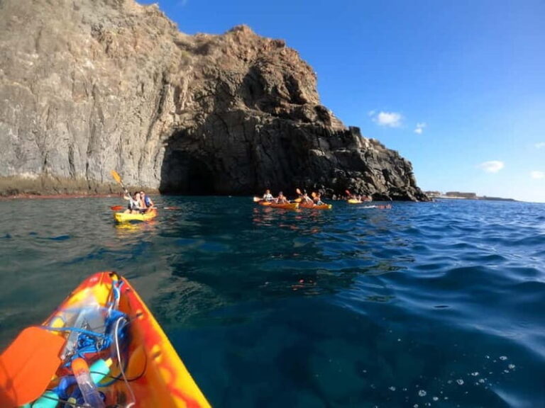 Tenerife: Kayak Sea Safari with Snorkel and Snacks - The Itinerary in Detail  