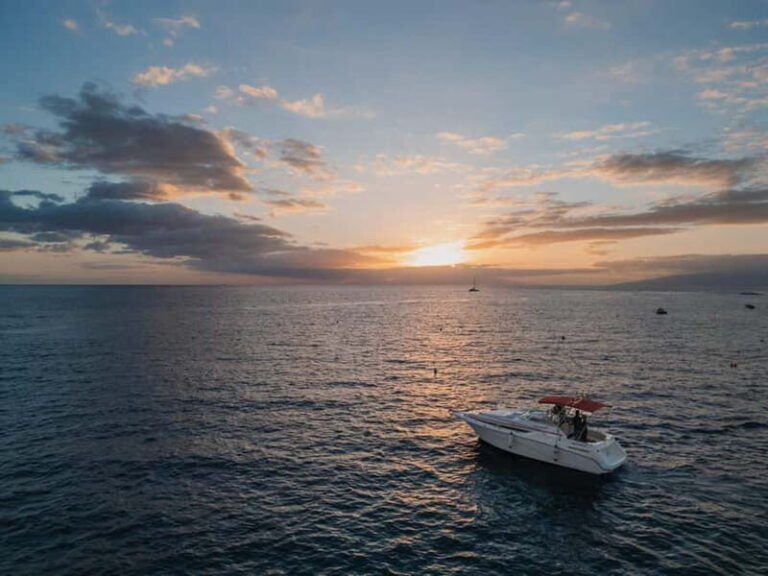 Tenerife: VIP Private Luxury 2 Hour Sunset Boat Charter - The Highlight: Watching the Sunset Over Tenerife and Islands