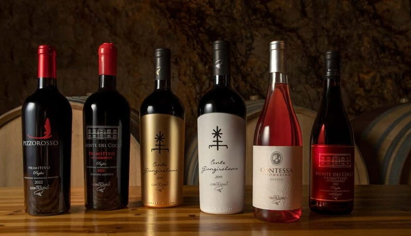 Tenute Girolamo: Winery tour and Classic tasting in the Itria Valley - The Wines and Pairings