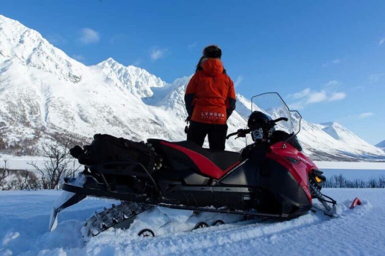 Tromsø: Lyngen Alps Snowmobile Adventure with Lunch - The Scenic Ride and Snowmobiling Experience