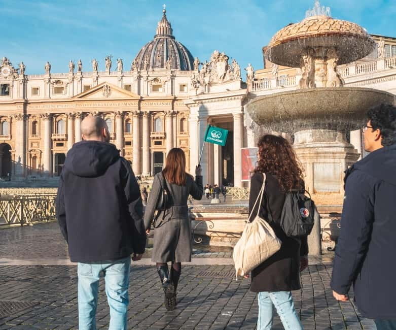 Vatican: St. Peters Basilica, Dome Climb & Papal Tombs Tour - The Itinerary: What to Expect from a Close-Up View of the Vatican