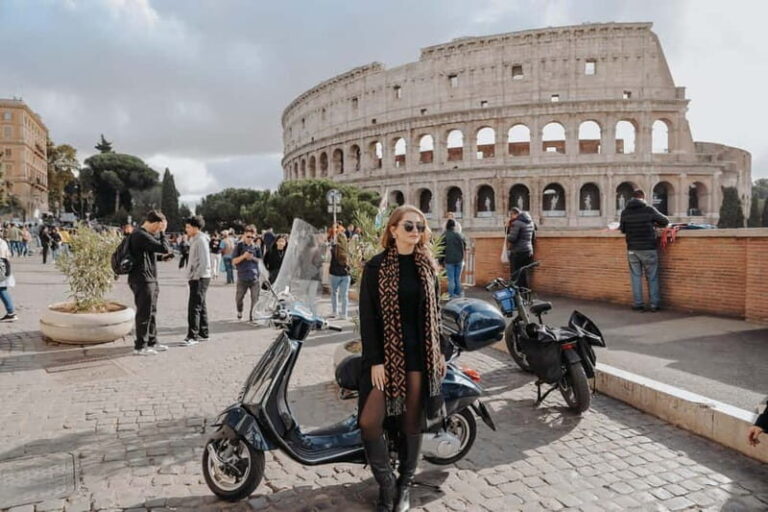 Vespa Ride in Rome Streets with Photography - What to Expect from the Tour