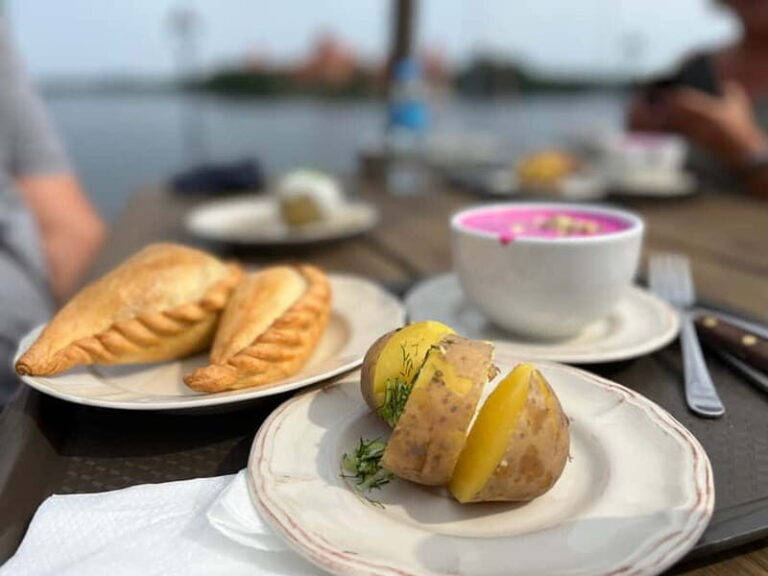 Vilnius: Trakai, Uzutrakis Manor, Hill of Angels, Boat Ride - Transportation & Timing