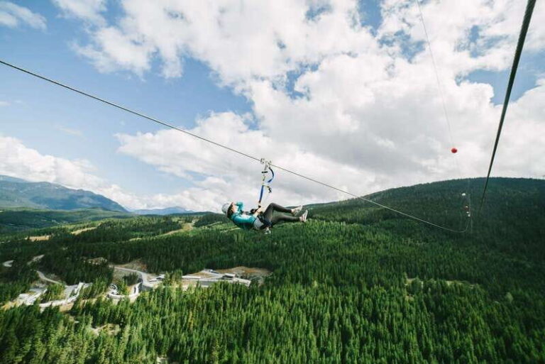Whistler: The Longest Zipline in North America - The Route Breakdown: From Check-in to Landing