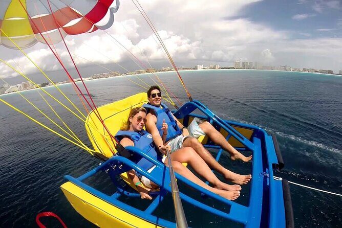 30 Minutes Sky Rider Lagoonside Parasailing in Cancun - The Price and Its Value