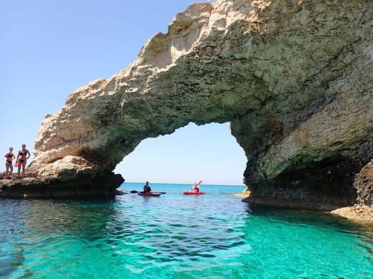 4-hour Ayia Napa SeaCaves Guided Kayaking from Limnara beach - The Experience from Start to Finish