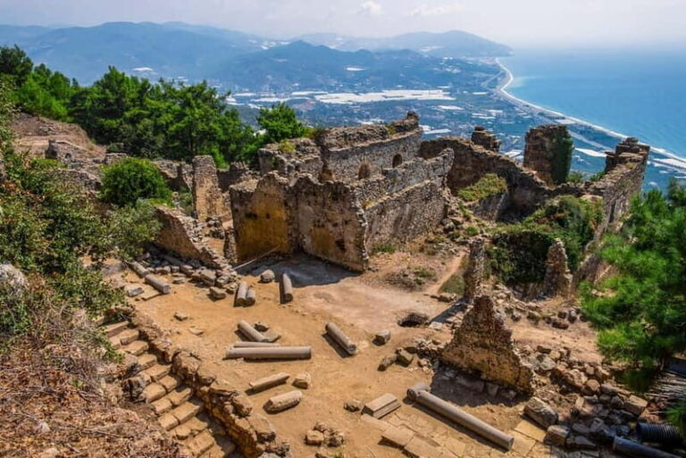 Alanya: Ancient Ruins & Hidden Coves of Gazipaa w/ Cave - First Stop: Syedra Ancient City