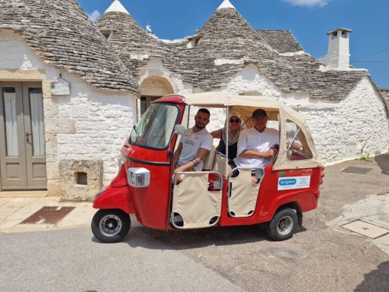 Alberobello: Private Tuk Tuk Tour with Audio Guide - Exploring Alberobello in Style: What to Expect