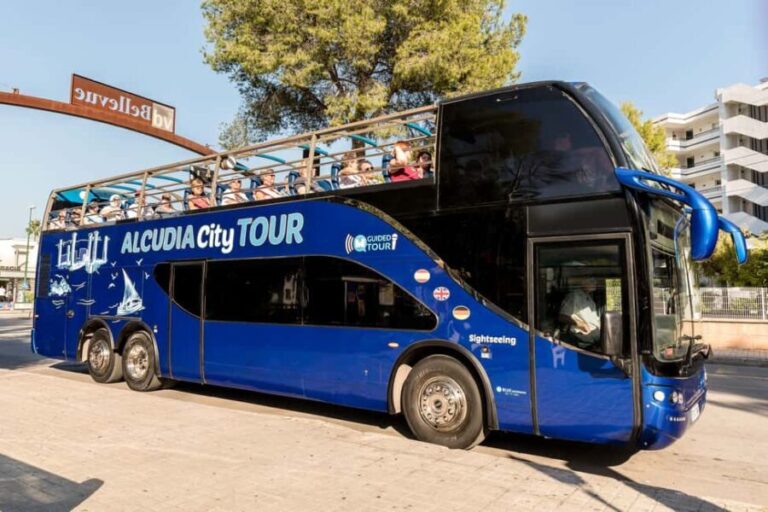 Alcudia: ALCUDIA City TOUR Open Top Bus, open-top bus tour - Itinerary Breakdown: What Youll See and Experience